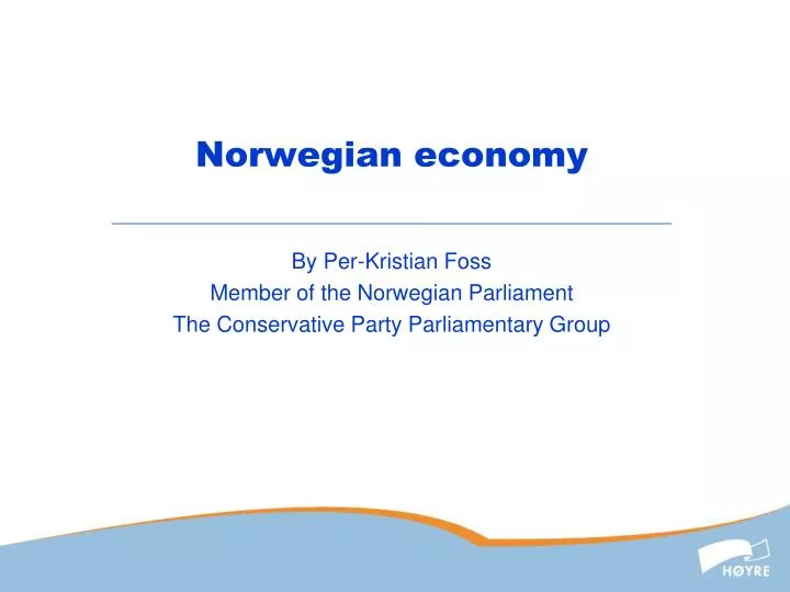 norwegian economy