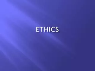 ETHICS