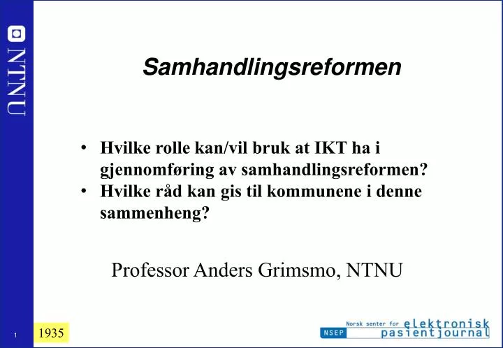 samhandlingsreformen