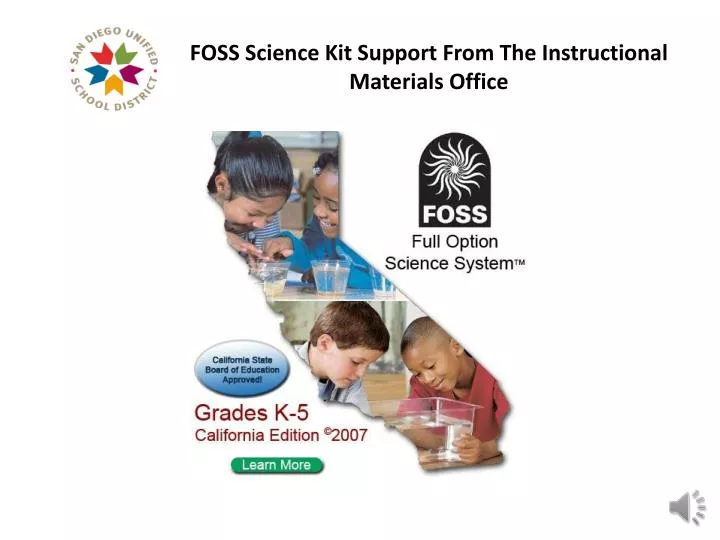 foss science kit support from the instructional materials office