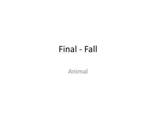 Final - Fall