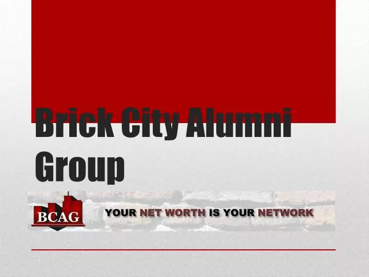 brick city alumni group