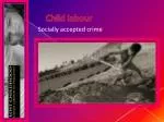 Child labour - slide 1