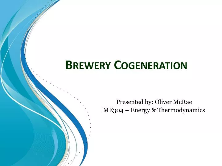 brewery cogeneration