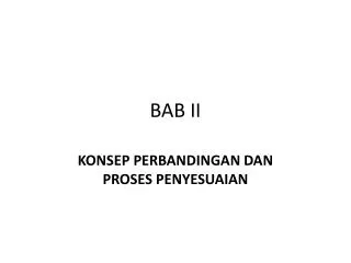 bab ii