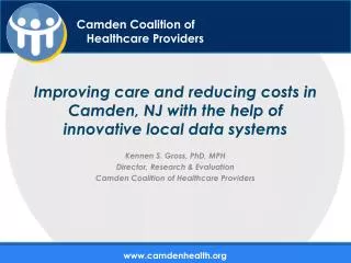 I mproving care and reducing costs in Camden, NJ with the help of innovative local data systems