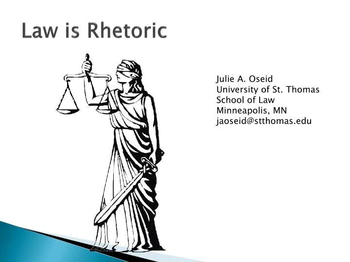 law is rhetoric