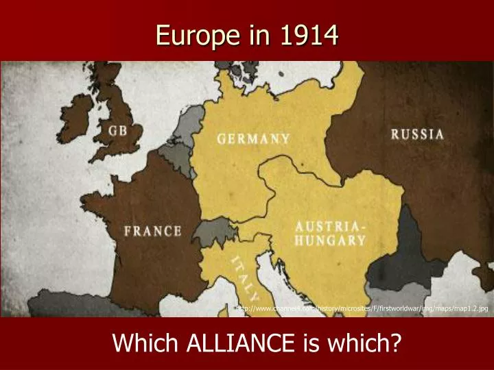 europe in 1914