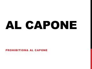 Al capone