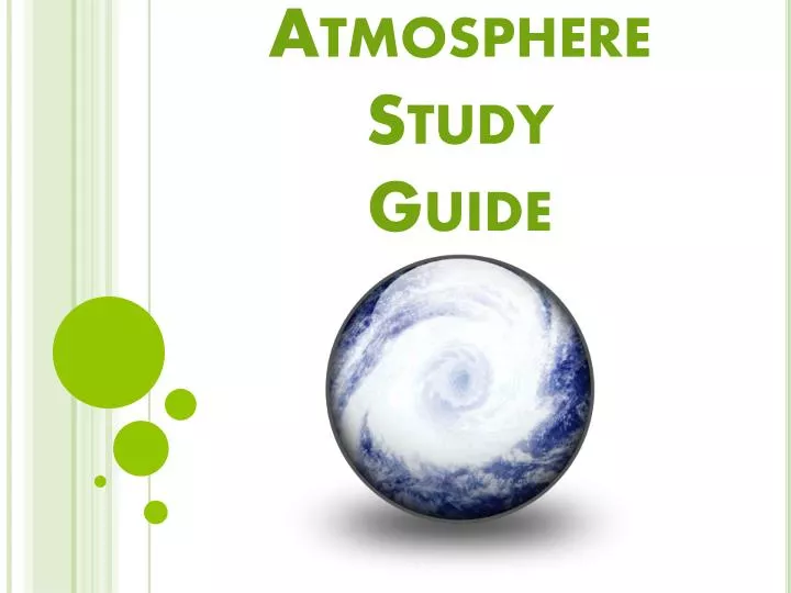 atmosphere study guide