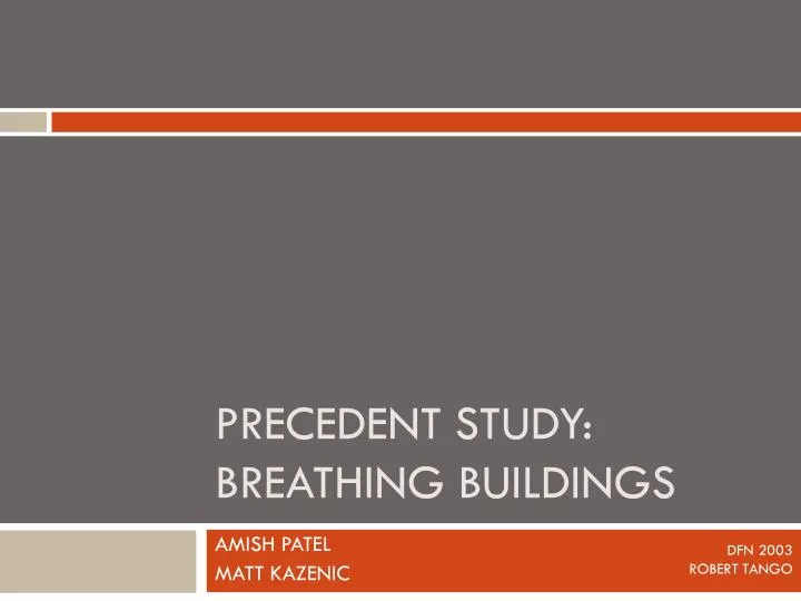 precedent study breathing buildings