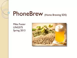 PhoneBrew (Home Brewing SDS )