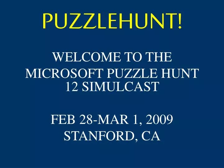 puzzlehunt