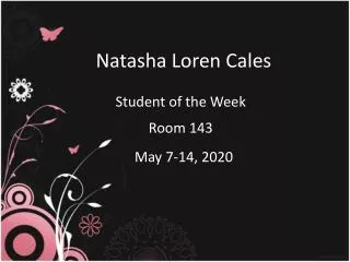 Natasha Loren Cales