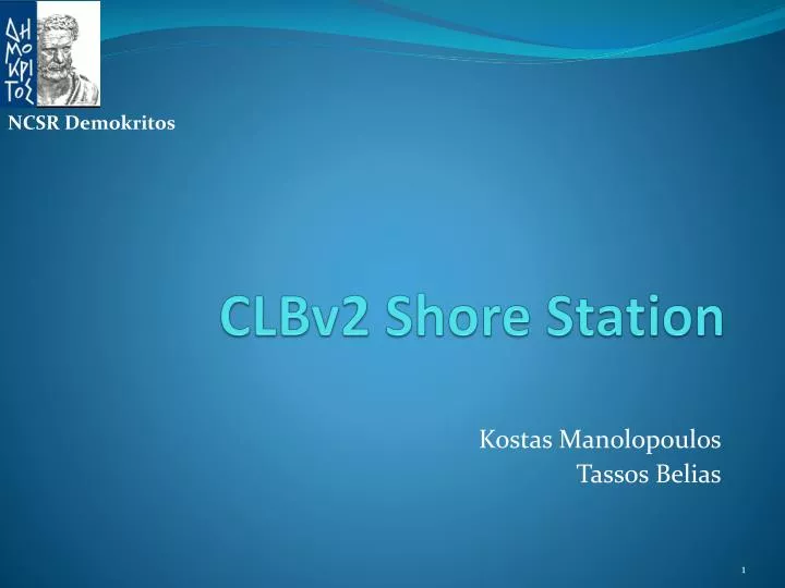 clbv2 shore station