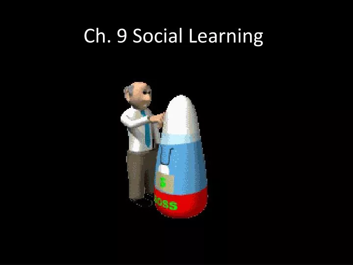 ch 9 social learning