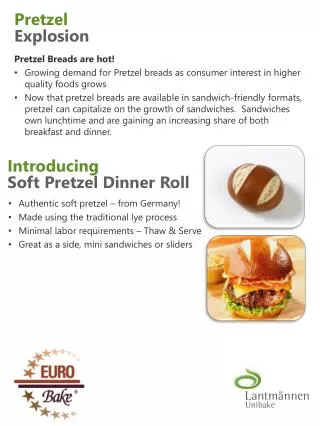 Introducing Soft Pretzel Dinner Roll