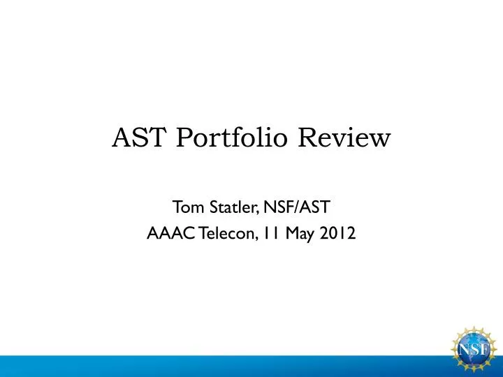 ast portfolio review