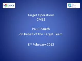 Target Operations CM32