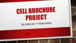 Cell Brochure Project