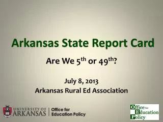 Arkansas State Report Card