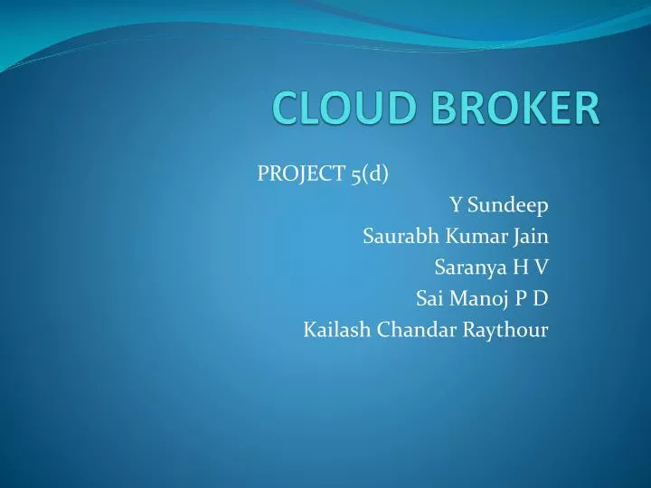 cloud broker