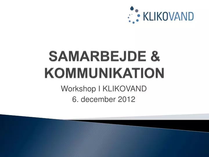 samarbejde kommunikation