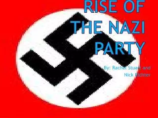 Rise of the Nazi Party