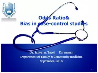 odds ratio bias in case control studies