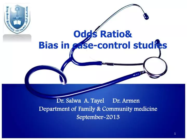 odds ratio bias in case control studies