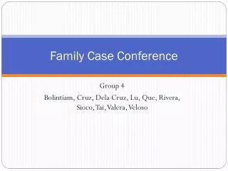 Family Case Conference