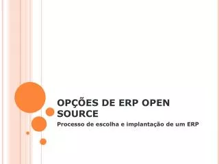 op es de erp open source