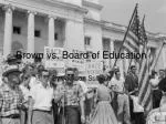 Brown vs. Board of Education 