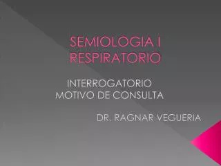 semiologia i respiratorio