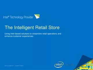 The Intelligent Retail Store