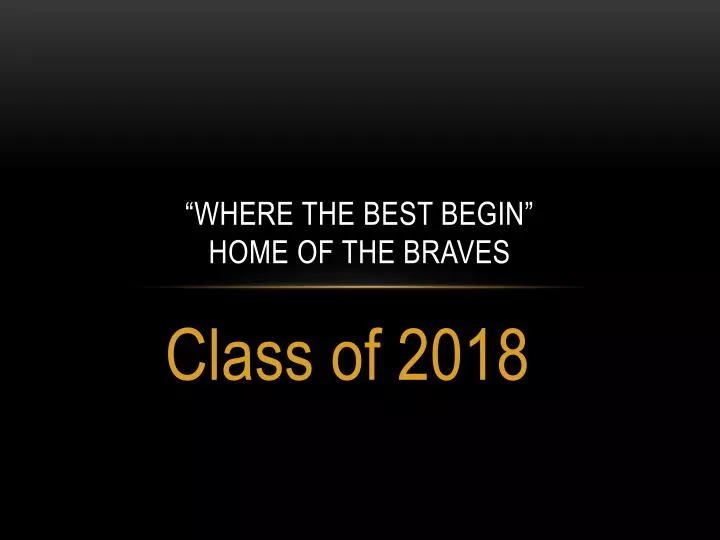 where the best begin home of the braves