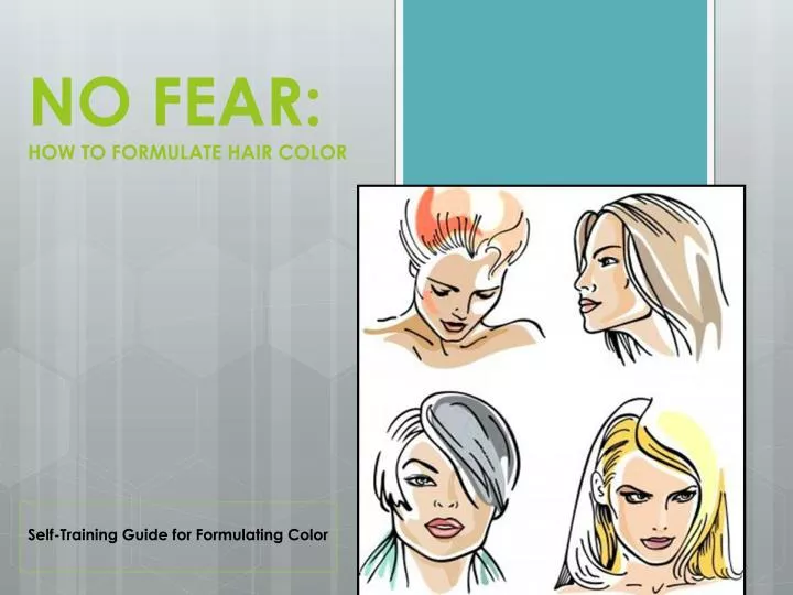no fear how to formulate hair color