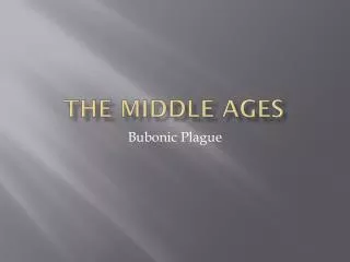 the middle ages