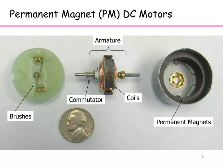 permanent magnet pm dc motors