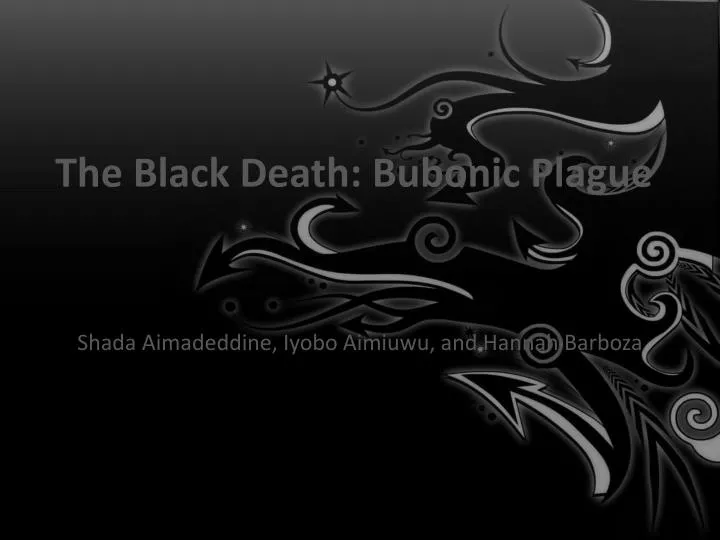 the black death bubonic plague