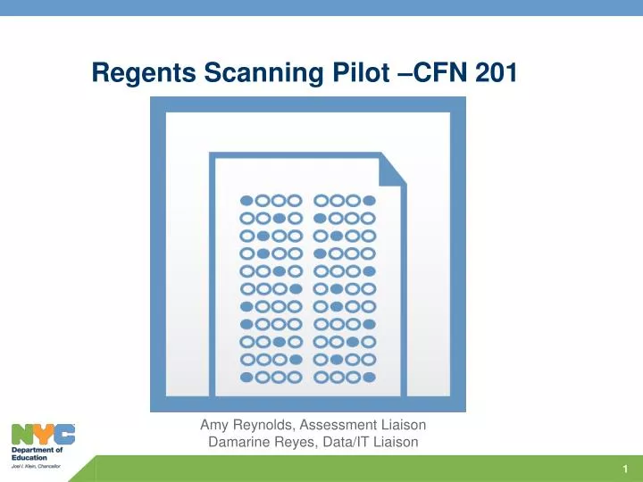 regents scanning pilot cfn 201