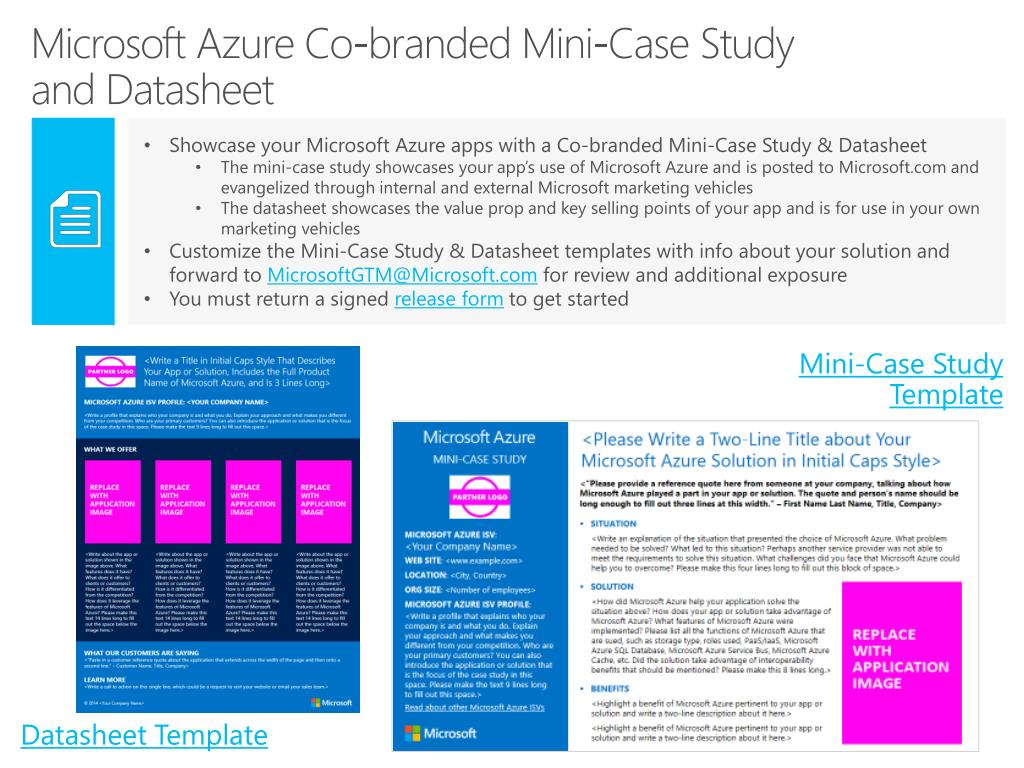 PPT - Microsoft Azure Co-branded Mini-Case Study and Datasheet ...