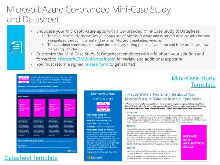 microsoft azure co branded mini case study and datasheet