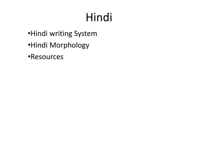 hindi