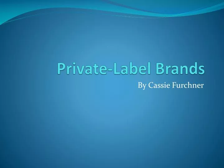 private label brands