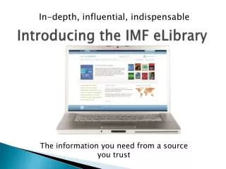 Introducing the IMF eLibrary