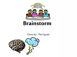 brainstorm