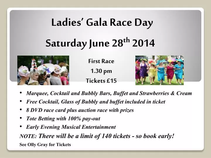 ladies gala race day