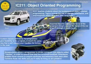 IC211: Object Oriented Programming