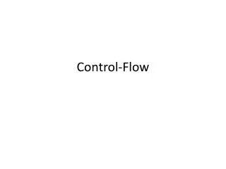 Control-Flow